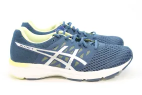 ASICS Gel-Exalt 4 Women's Dark Blue/Limelight Sneakers 10.5M(ZAP15366)