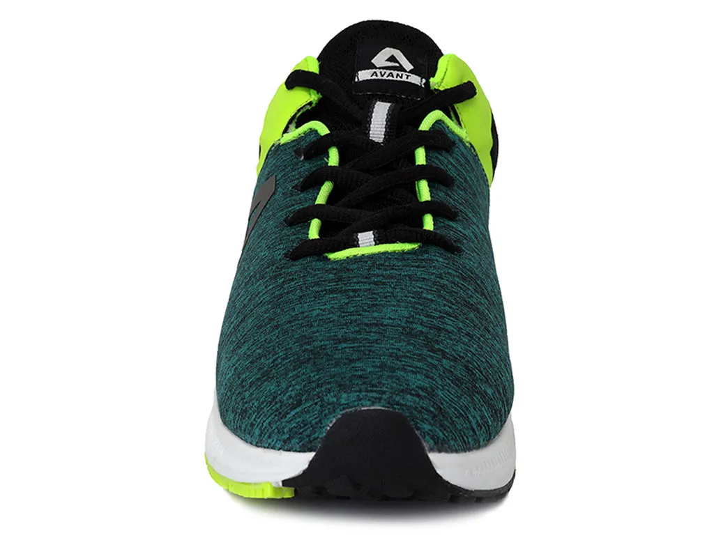 Avant Men's Impact Running and Training Shoes - Green/Neon Green