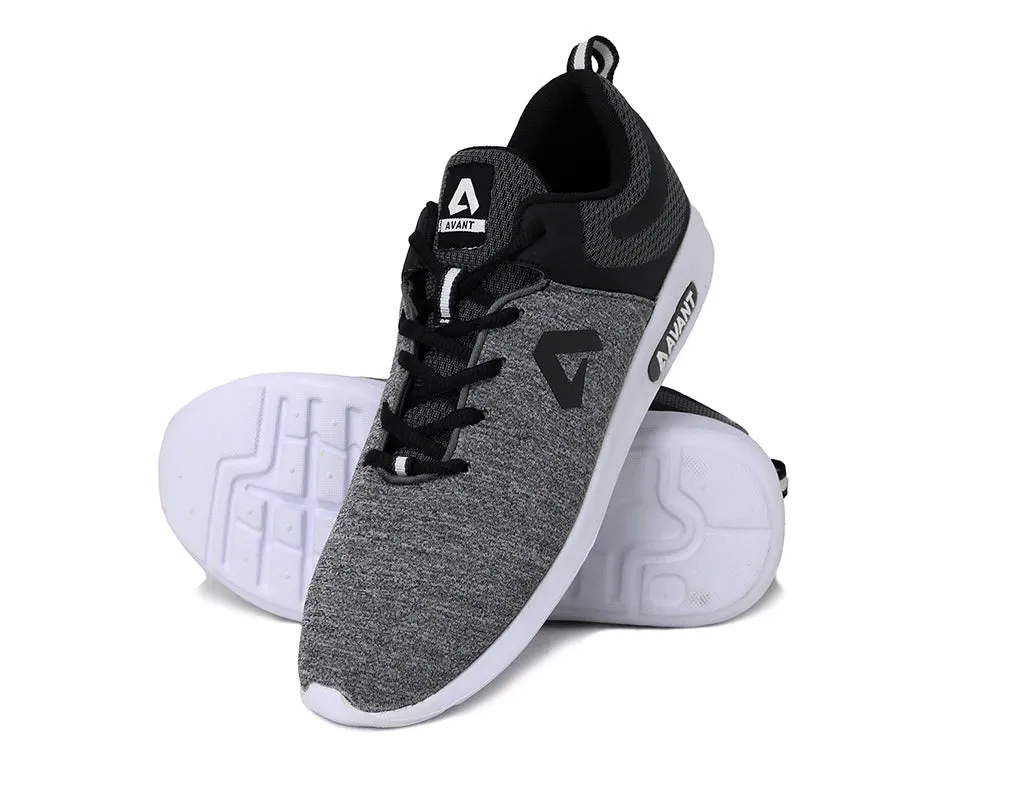 Avant Men's Impact Running and Training Shoes - Grey/Black