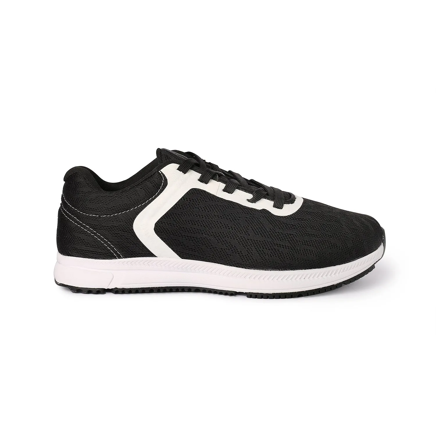 Avant Men's Stark Running & Gym shoes - Black/White