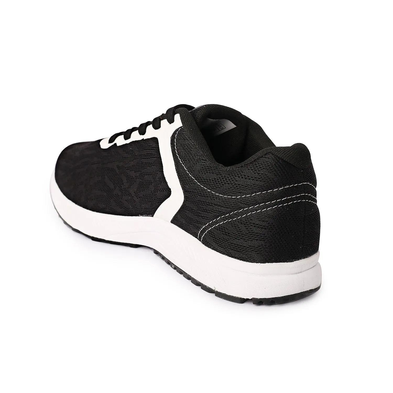 Avant Men's Stark Running & Gym shoes - Black/White