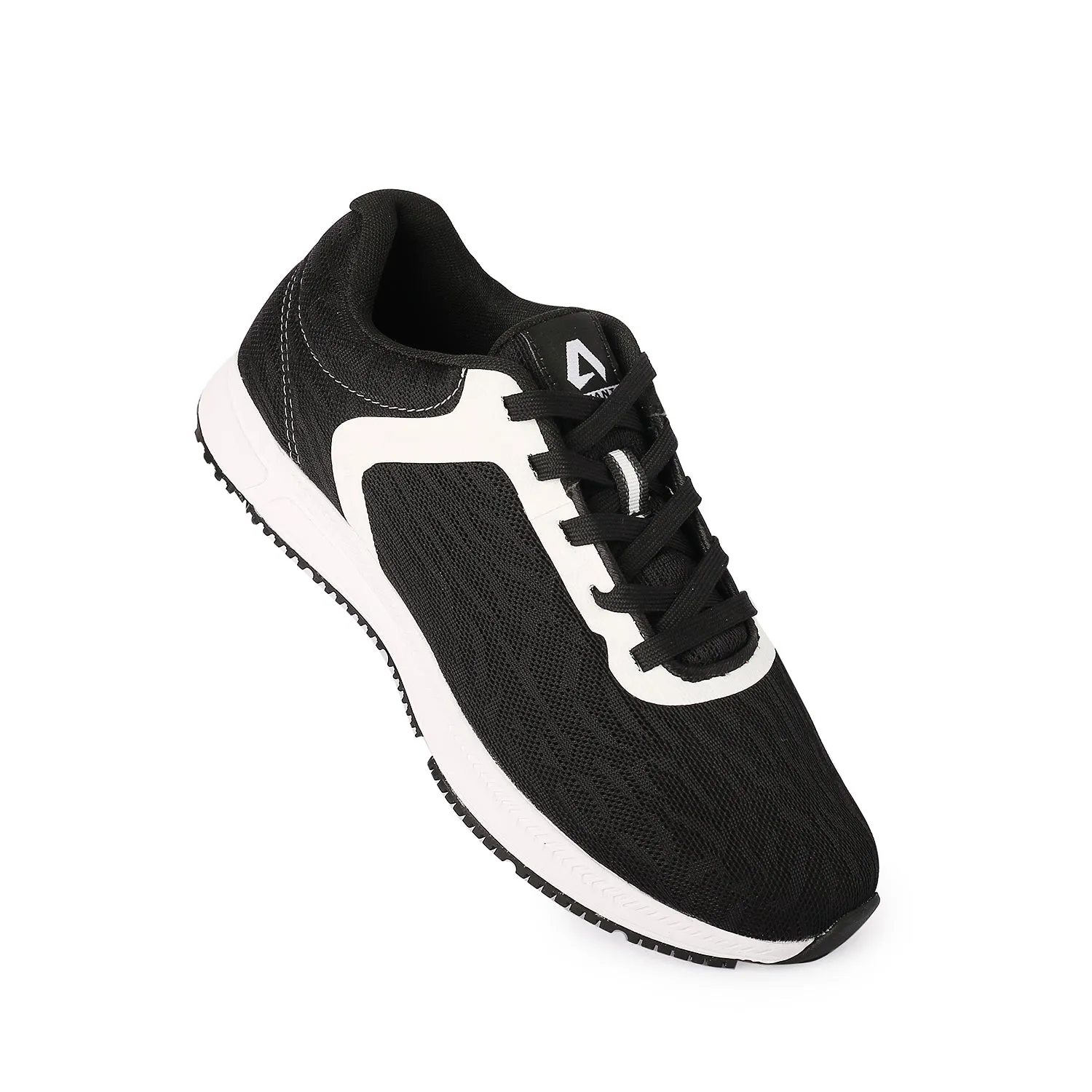 Avant Men's Stark Running & Gym shoes - Black/White