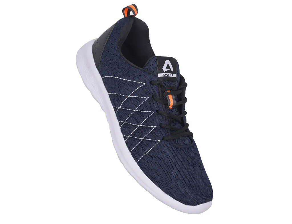 Avant Men's Ultra Light Running and Training Shoes - Navy Blue