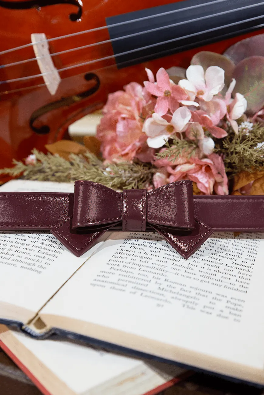 Beauty School Belt (Wine)