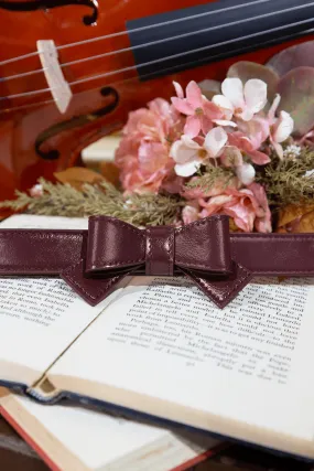 Beauty School Belt (Wine)