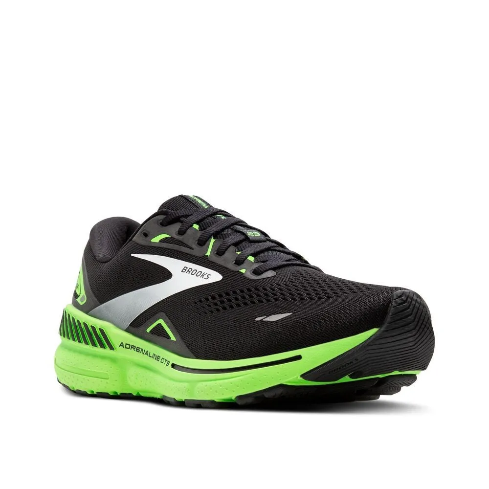 Brooks Adrenaline GTS 23 (Mens) - Black/Green/White