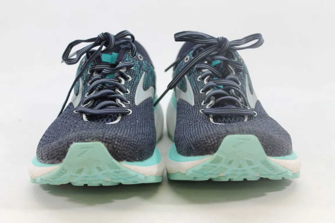 Brooks Ghost 11 Women's Navy/grey/blue Sneakers 9.5M(ZAP9848)