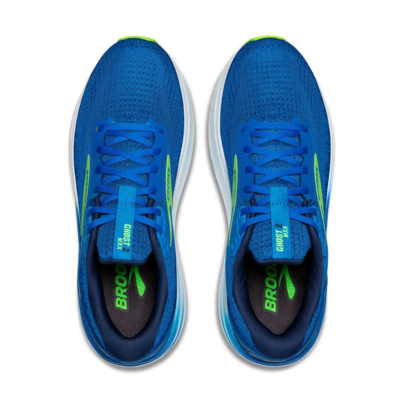 Brooks Ghost Max 2 (Mens) - Dutch Blue/Green Gecko/Peacoat