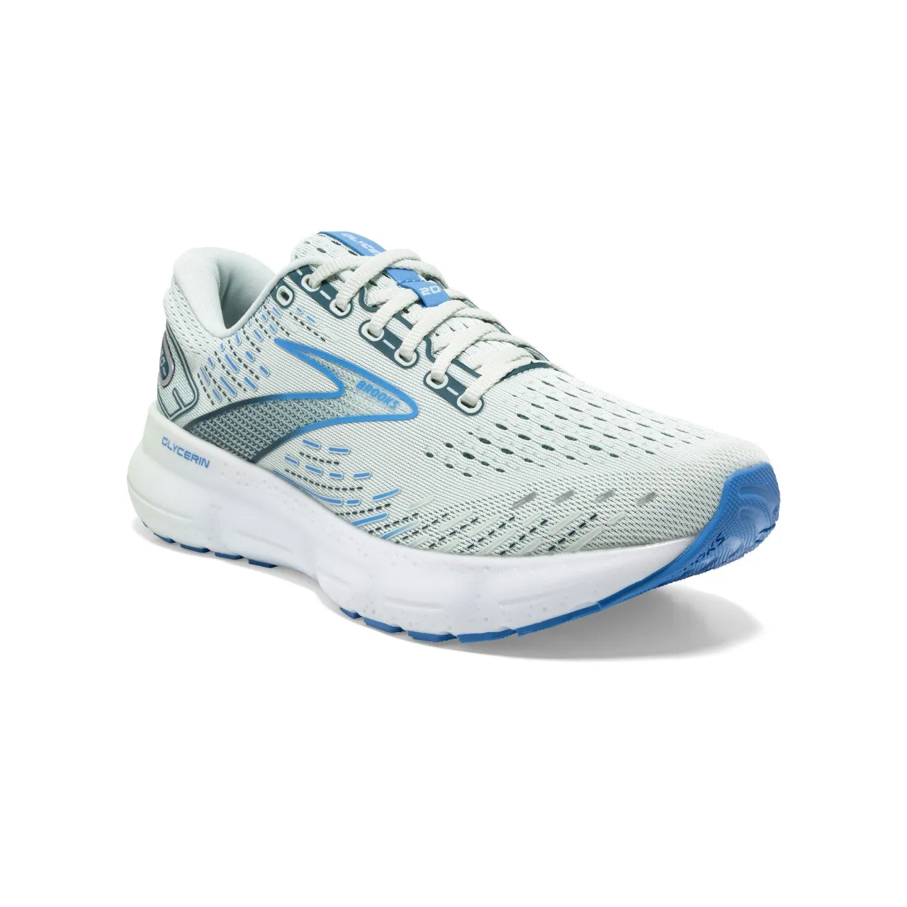 Brooks Glycerin 20 (Womens) - Blue Glass/Marina/Legion Blue