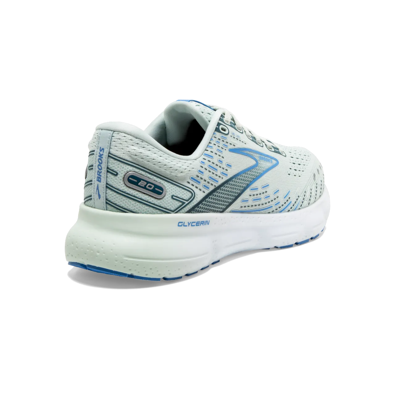 Brooks Glycerin 20 (Womens) - Blue Glass/Marina/Legion Blue