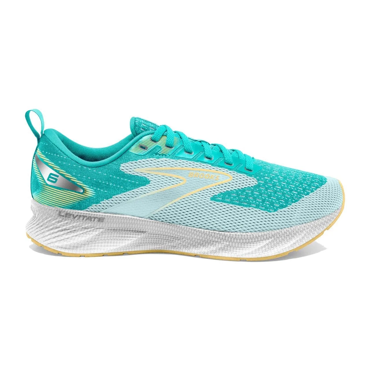 Brooks Levitate 6 (Women's) - Aruba Blue/Yellow