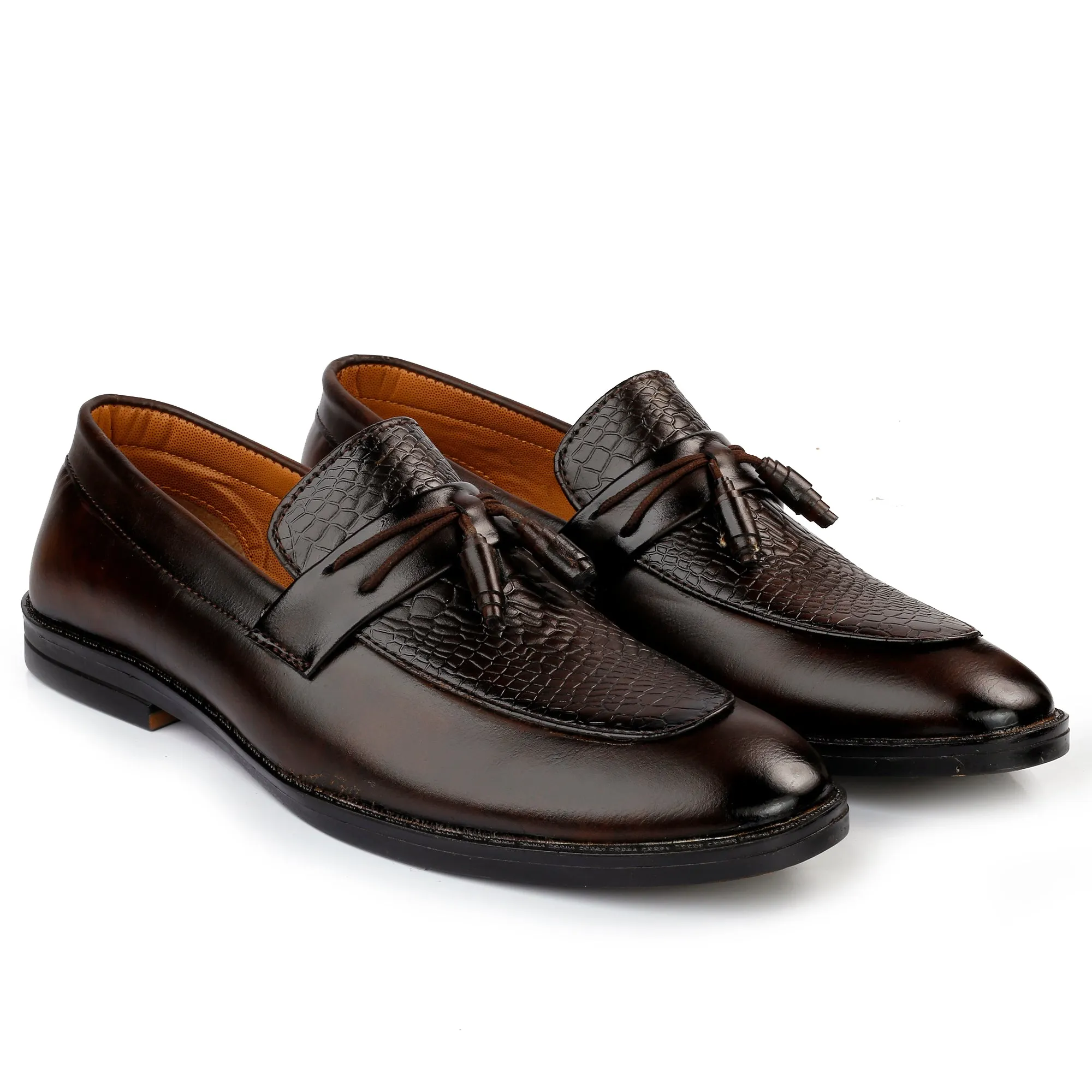 Bxxy's Party Wear Premium Range Tassel Formal Slip-ons for Men