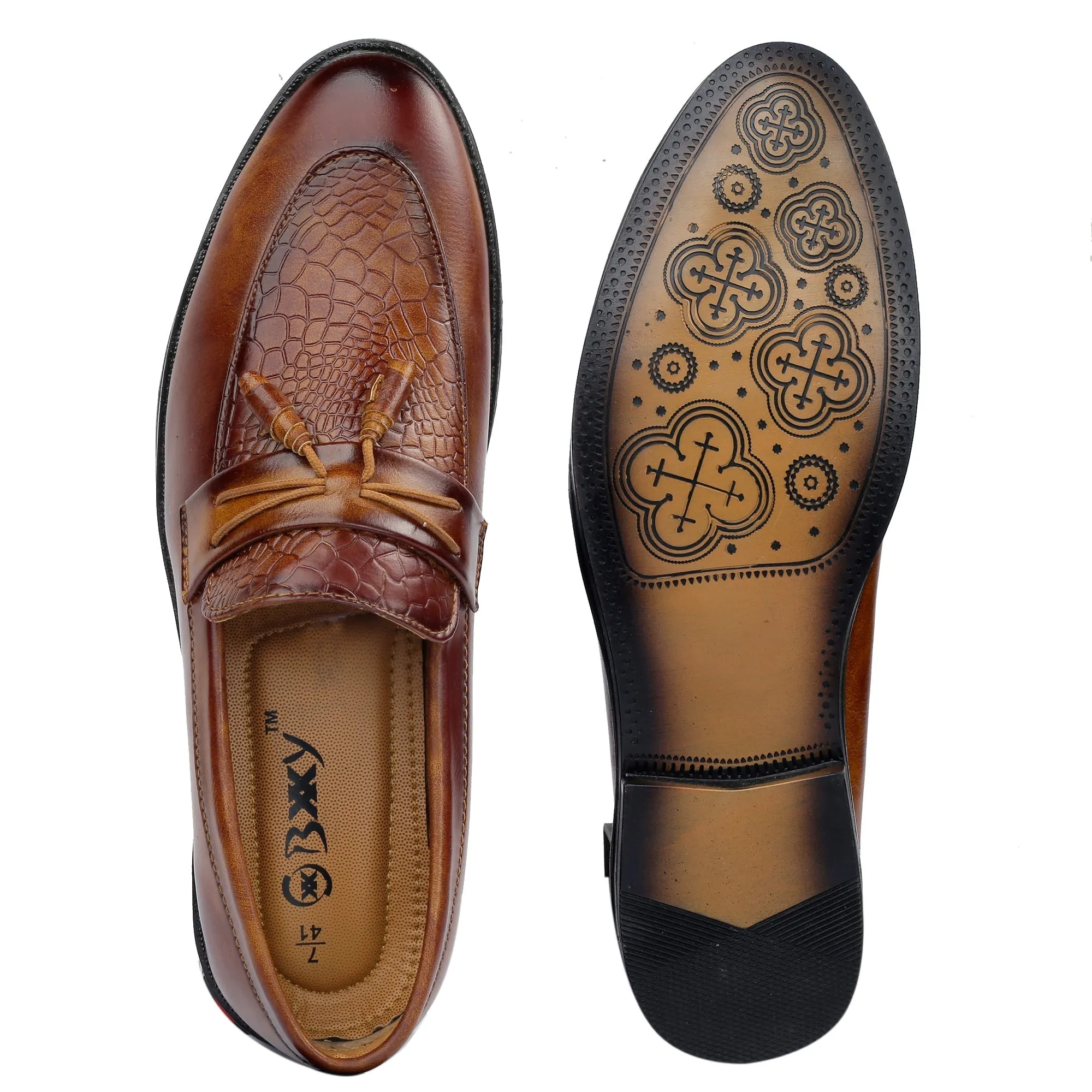 Bxxy's Party Wear Premium Range Tassel Formal Slip-ons for Men