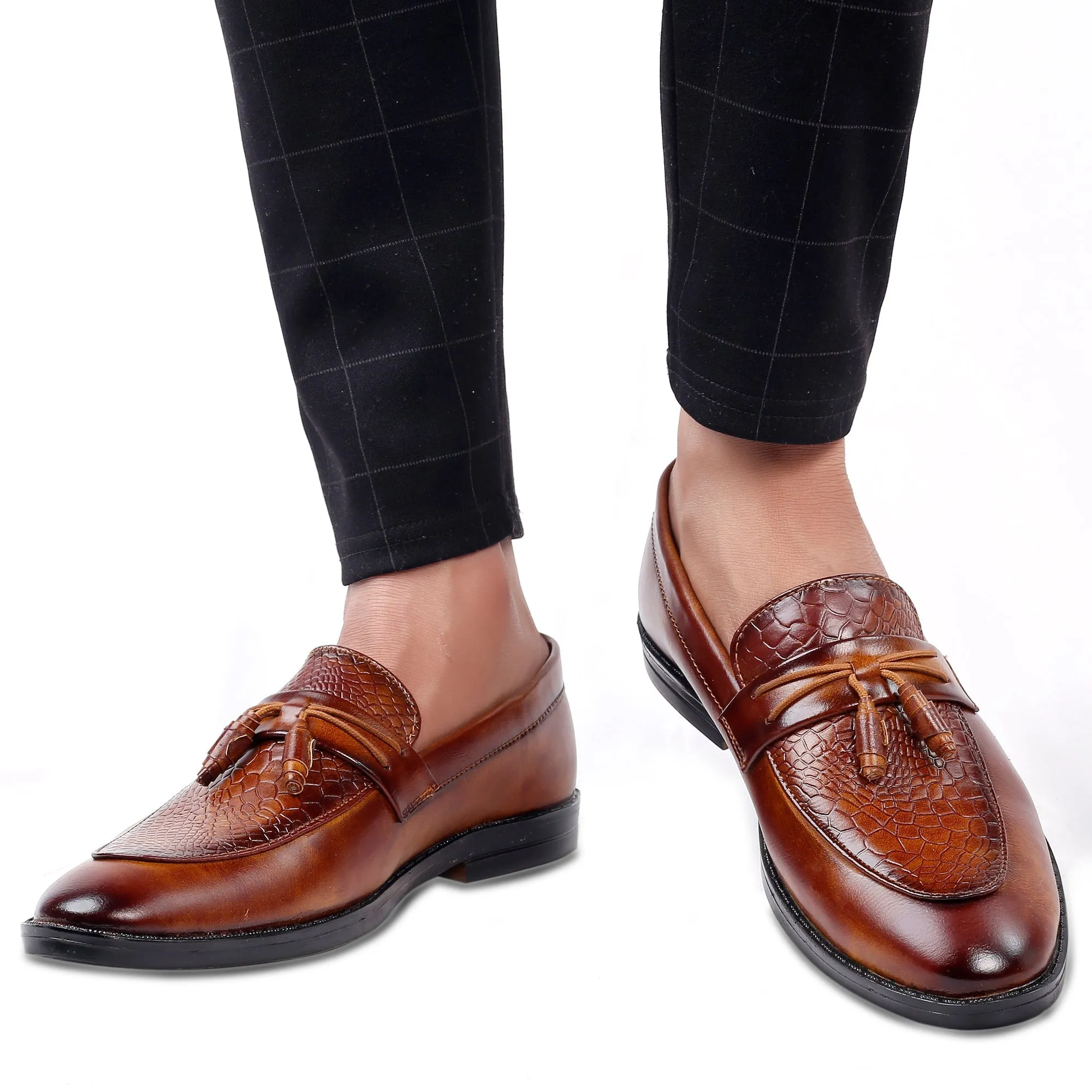 Bxxy's Party Wear Premium Range Tassel Formal Slip-ons for Men