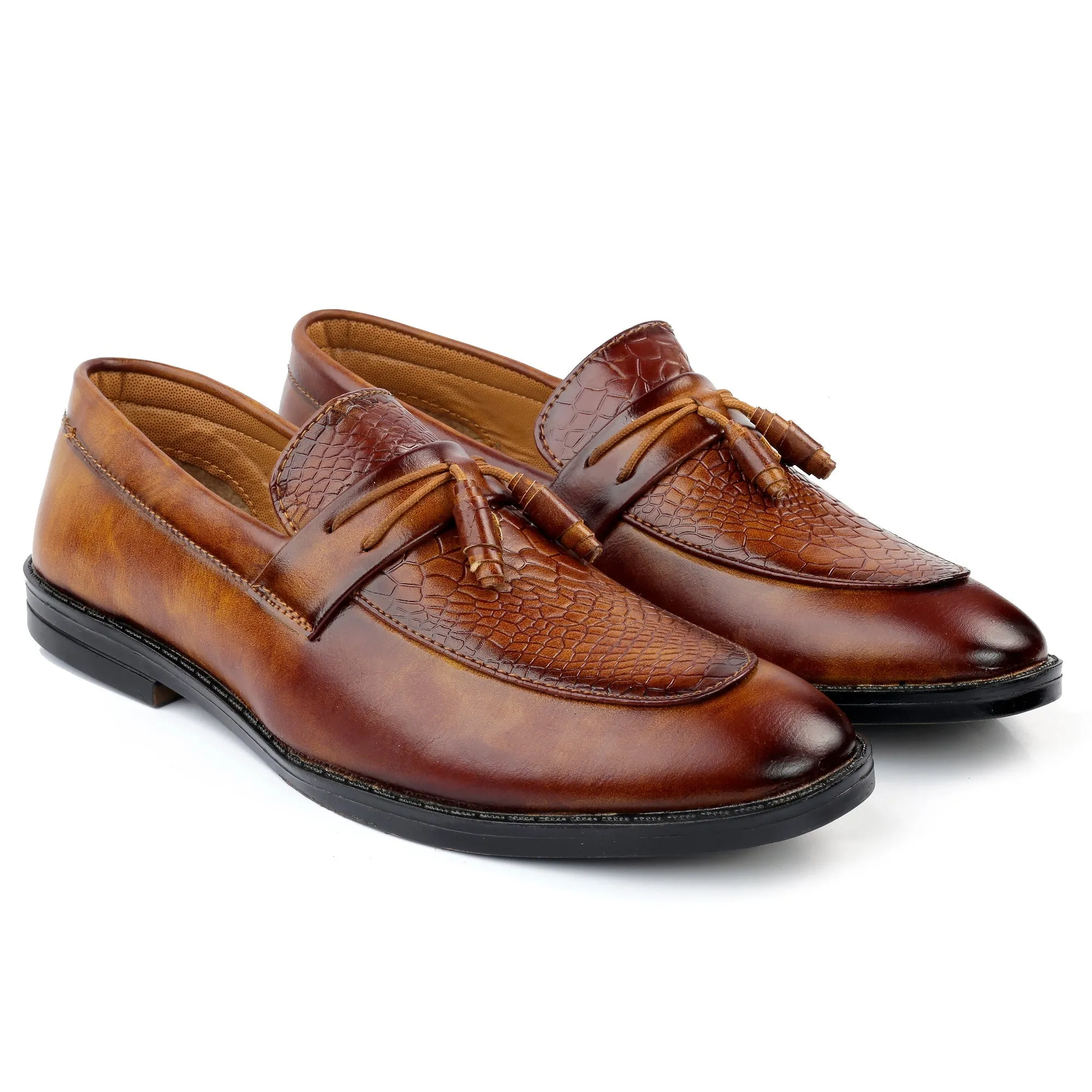 Bxxy's Party Wear Premium Range Tassel Formal Slip-ons for Men