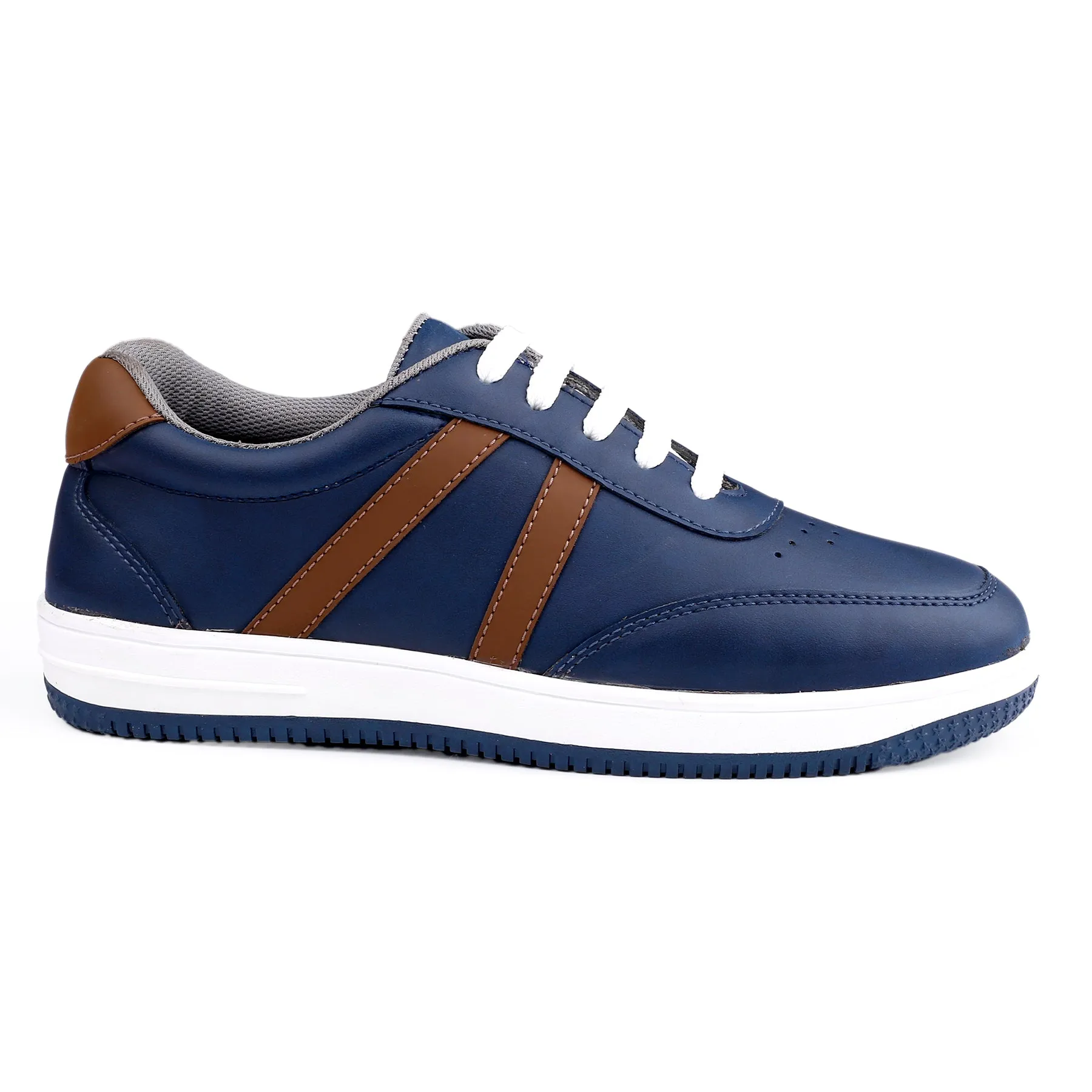 Bxxy's Ultra Comfortable Striped Lace-up Shoes for Men