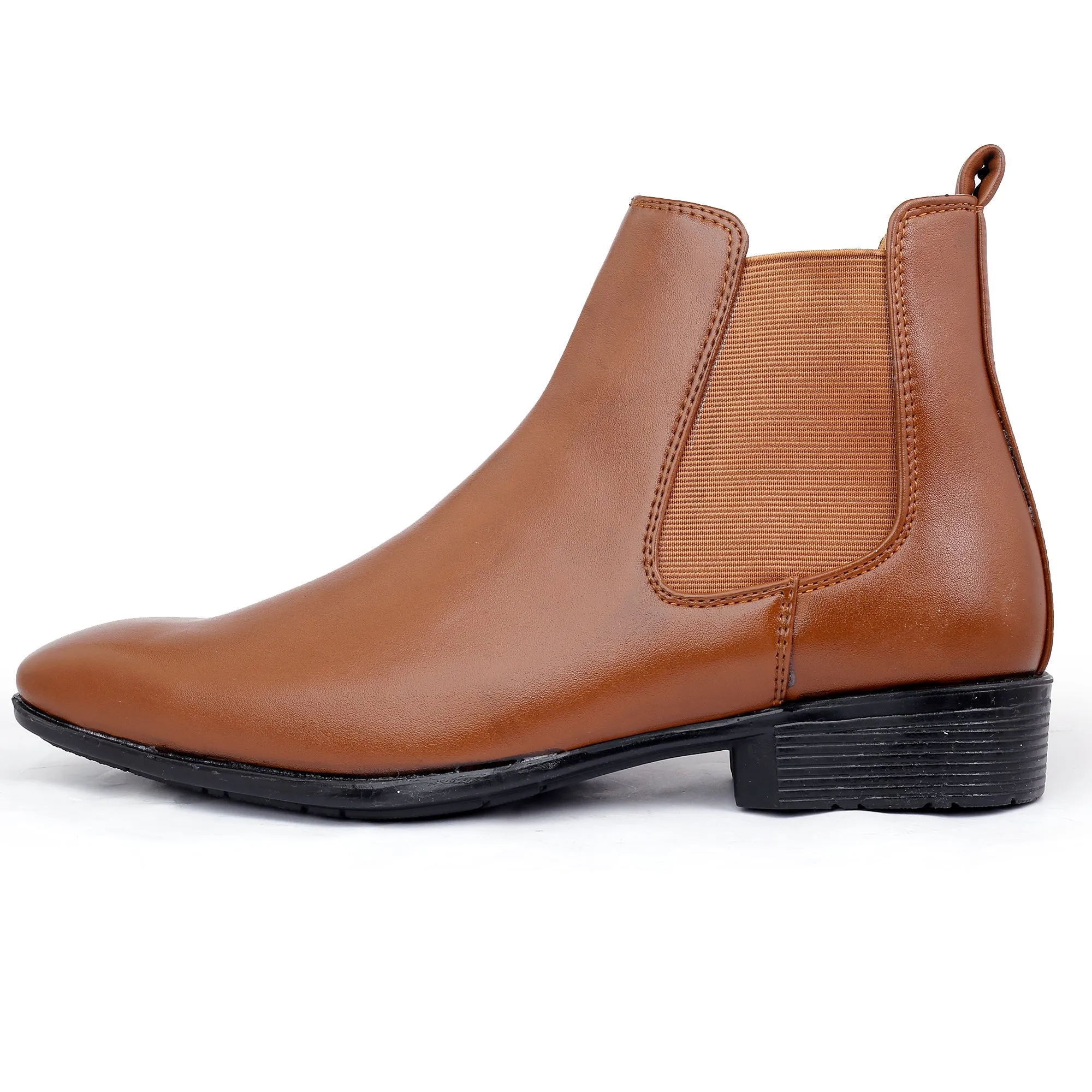 Bxxy's Vegan Leather Ultra Stylish Comfortable Slip-on Chelsea Boots