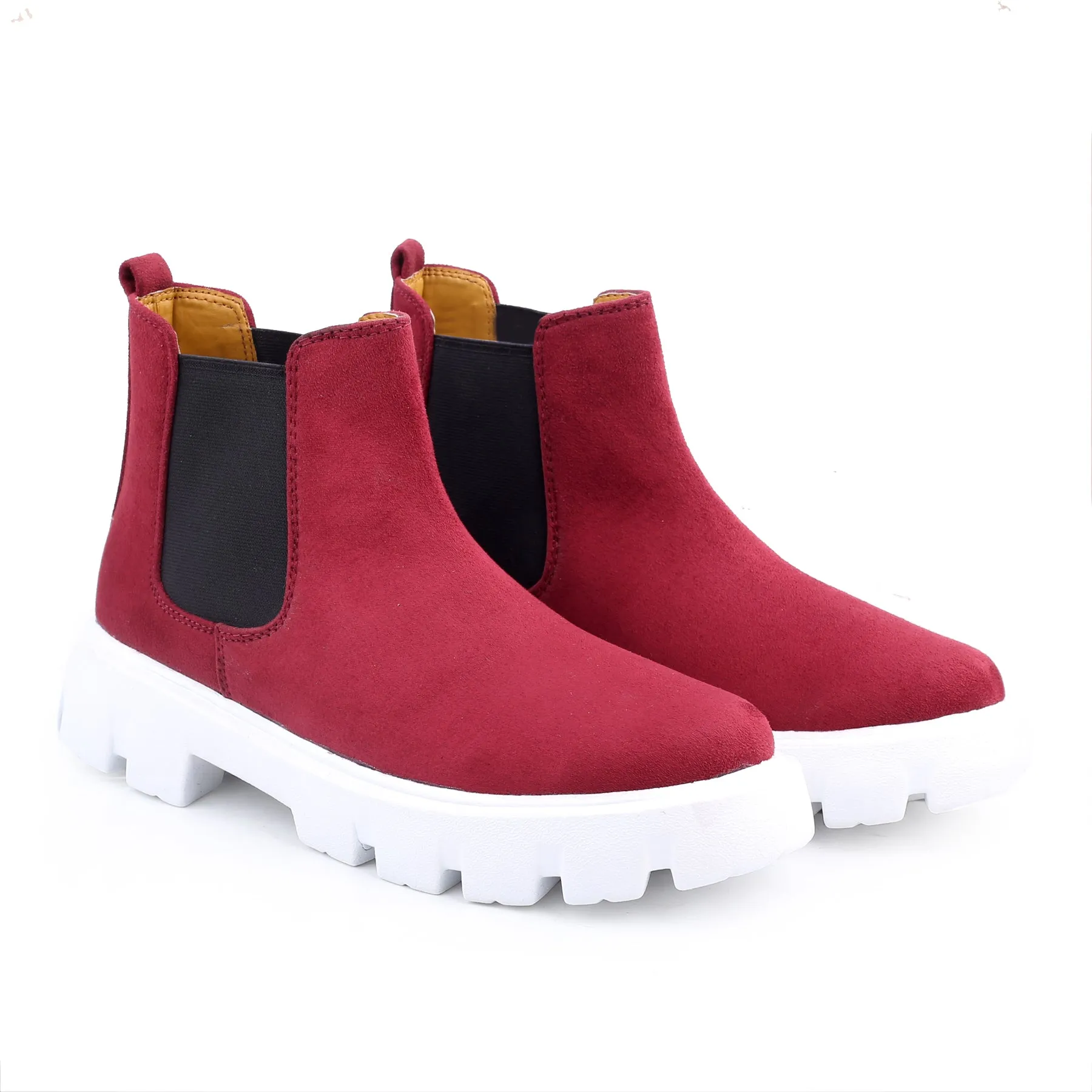 Bxxy's Vegan Suede Ultra Comfortable Slip-on Boots for Men