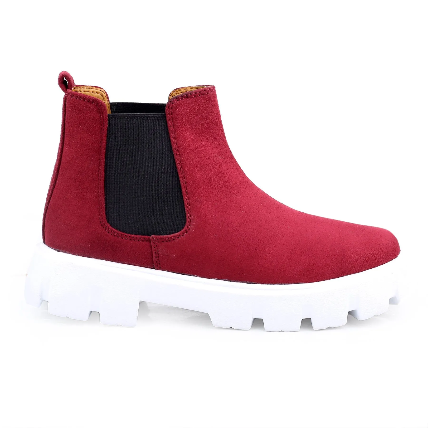 Bxxy's Vegan Suede Ultra Comfortable Slip-on Boots for Men