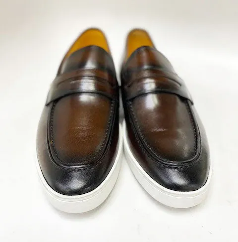 Calfskin Slip On Loafer Chestnut