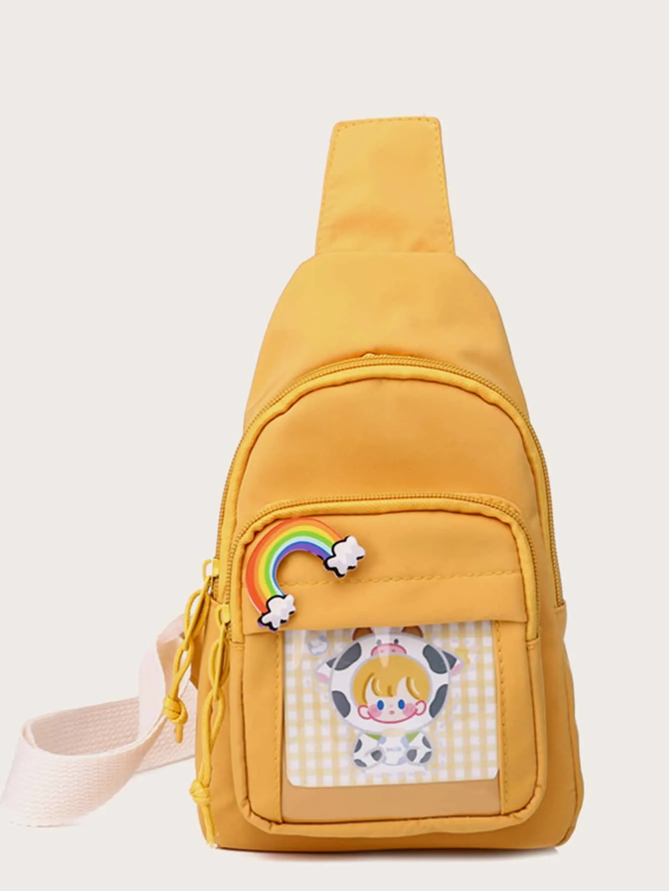 Cartoon Graphic Sling Bag