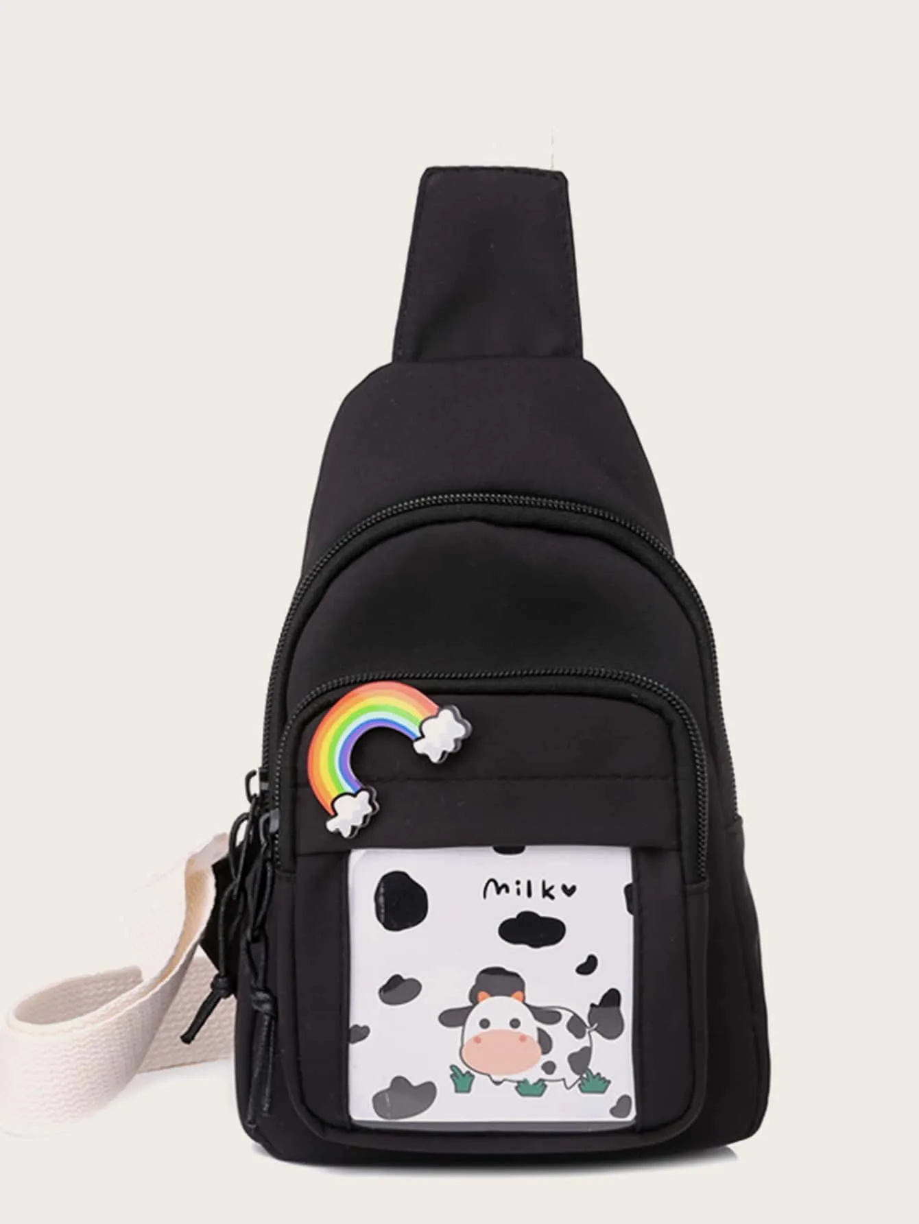 Cartoon Graphic Sling Bag