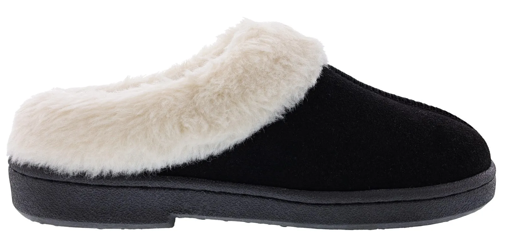 Clarks Women's JMS0587 Suede Indoor & Outdoor House Slippers