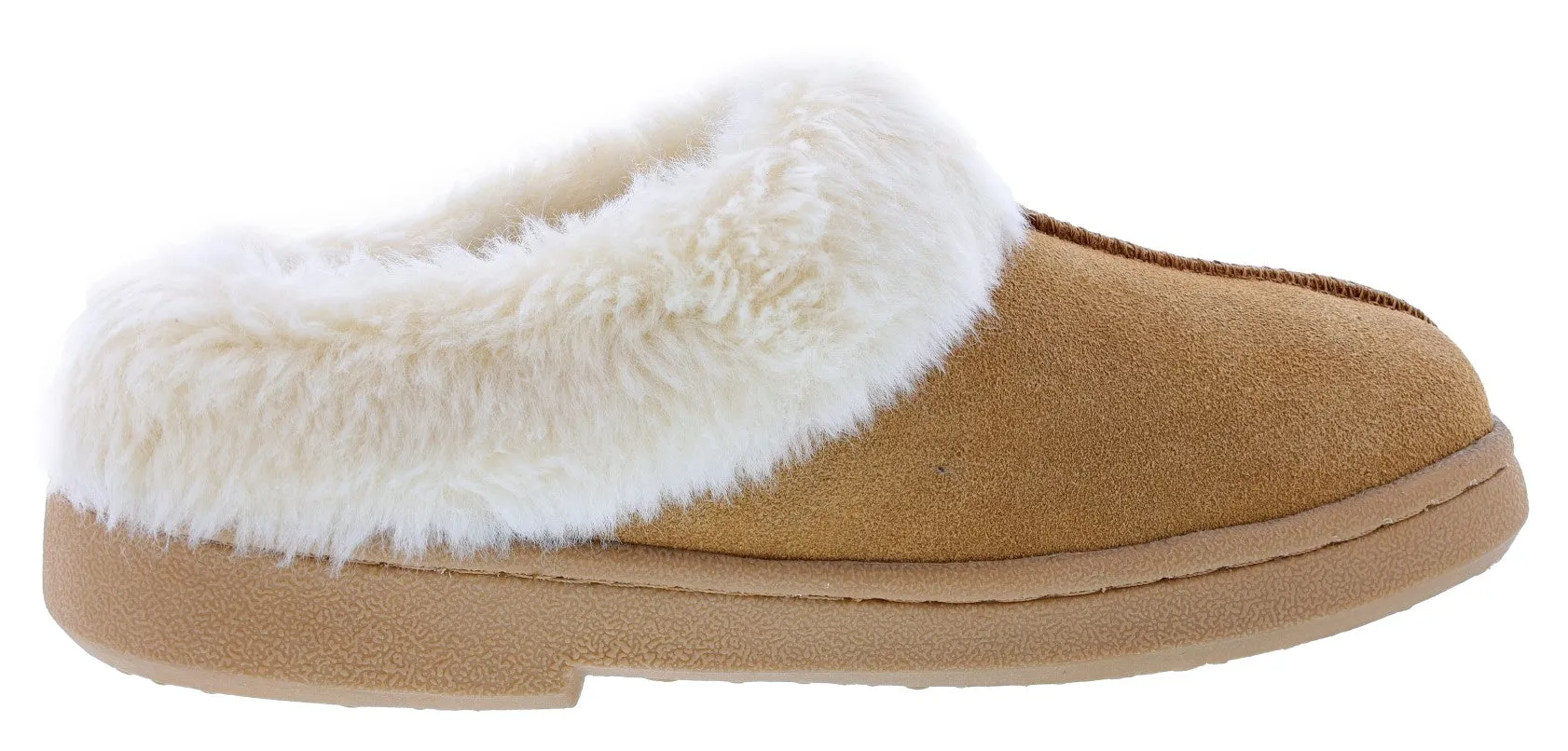 Clarks Women's JMS0587 Suede Indoor & Outdoor House Slippers