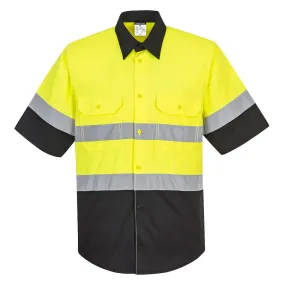 Class 2 Two Tone Short Sleeve ANSI Work Shirt