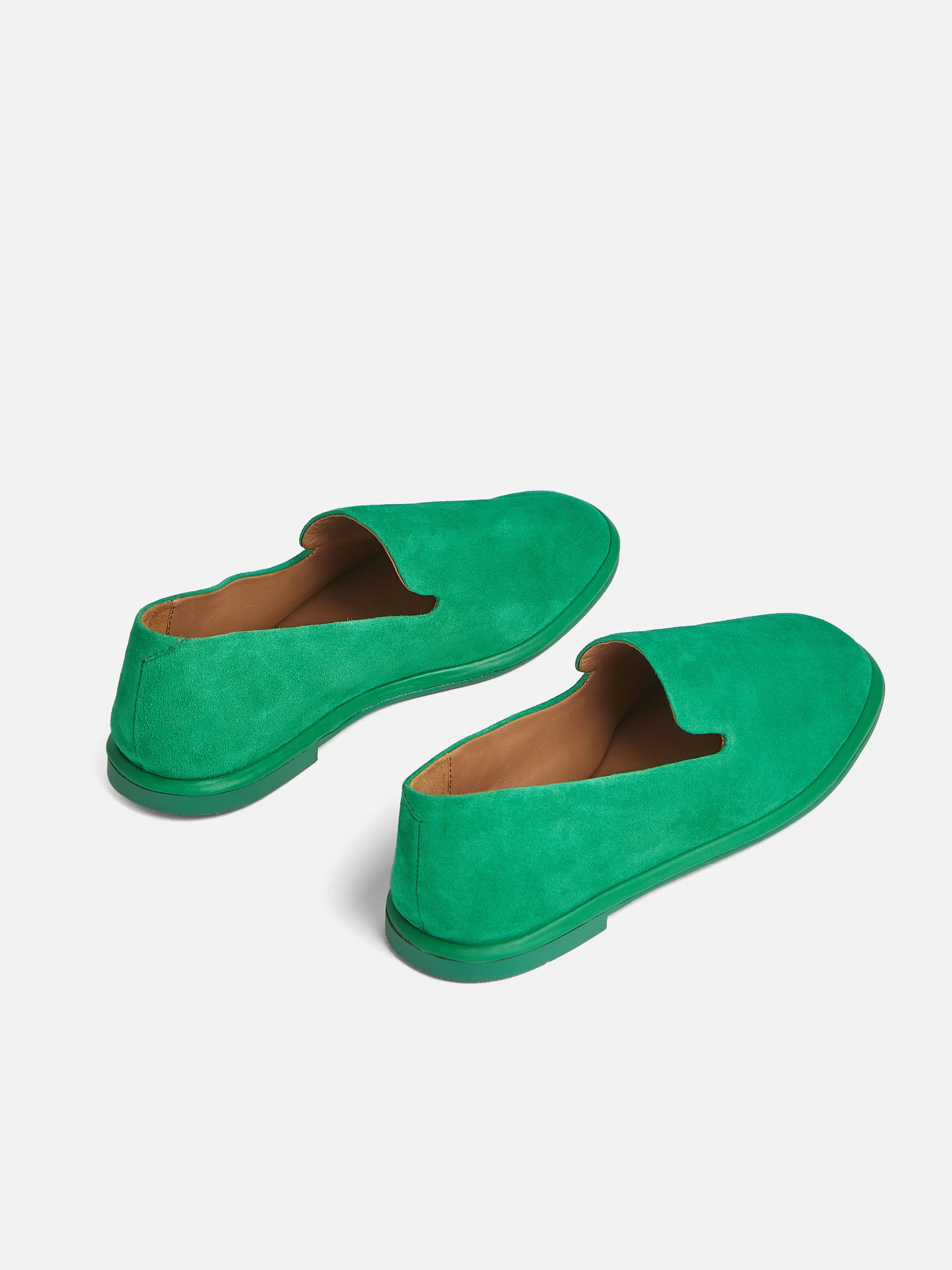 Elie Soft Suede Loafer | Green