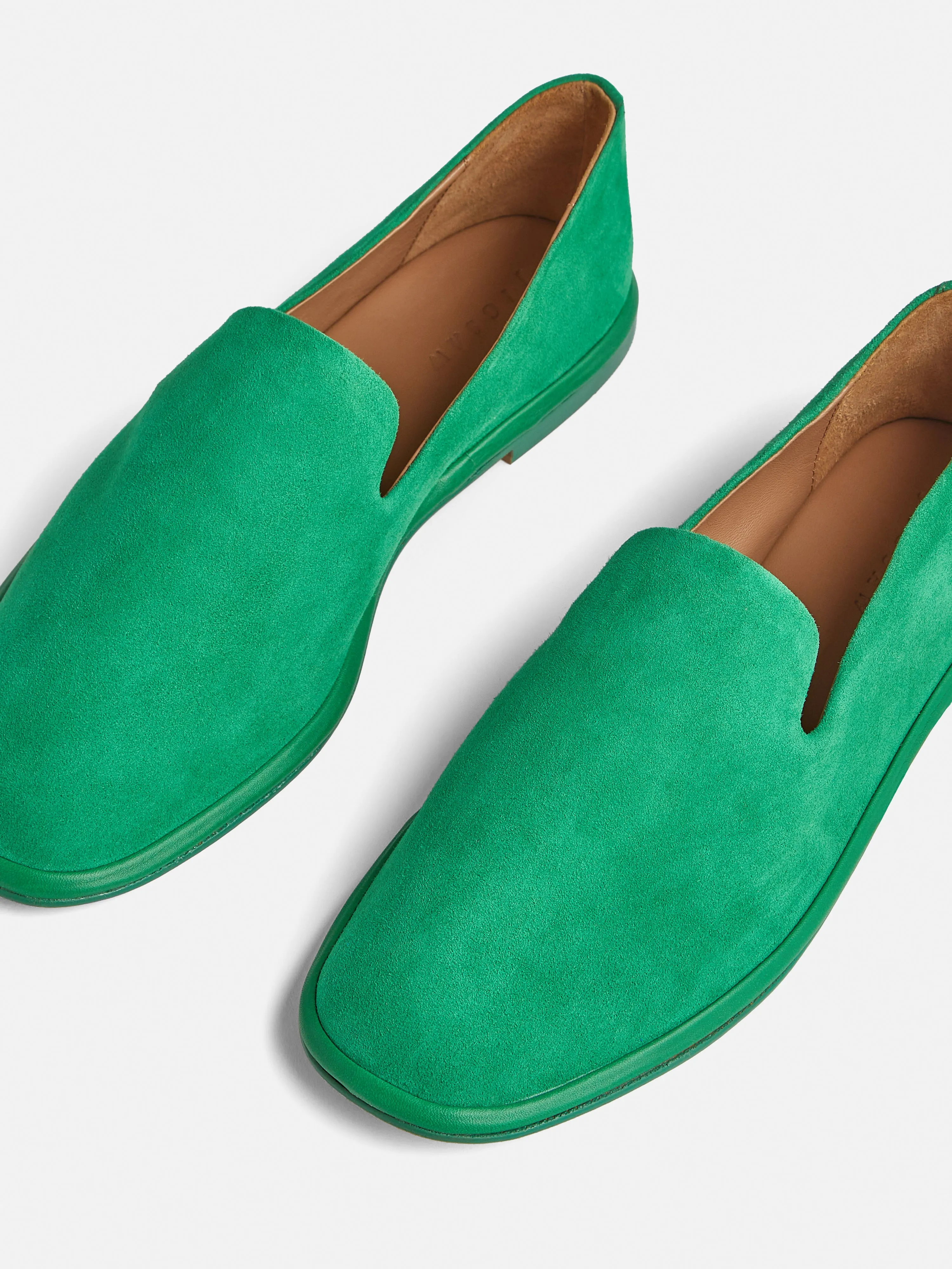 Elie Soft Suede Loafer | Green