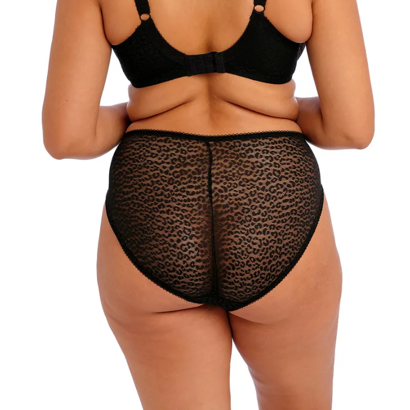 Elomi Lucie High Leg Brief Black