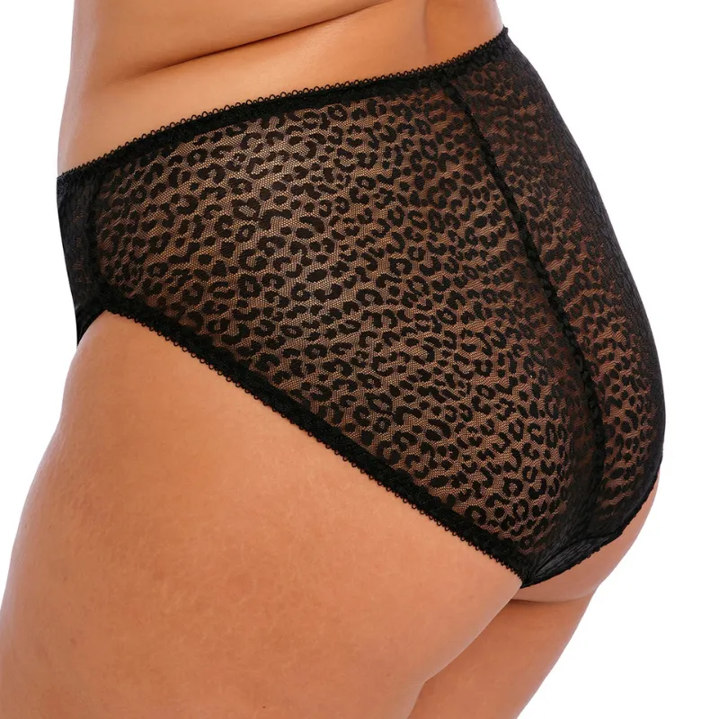 Elomi Lucie High Leg Brief Black