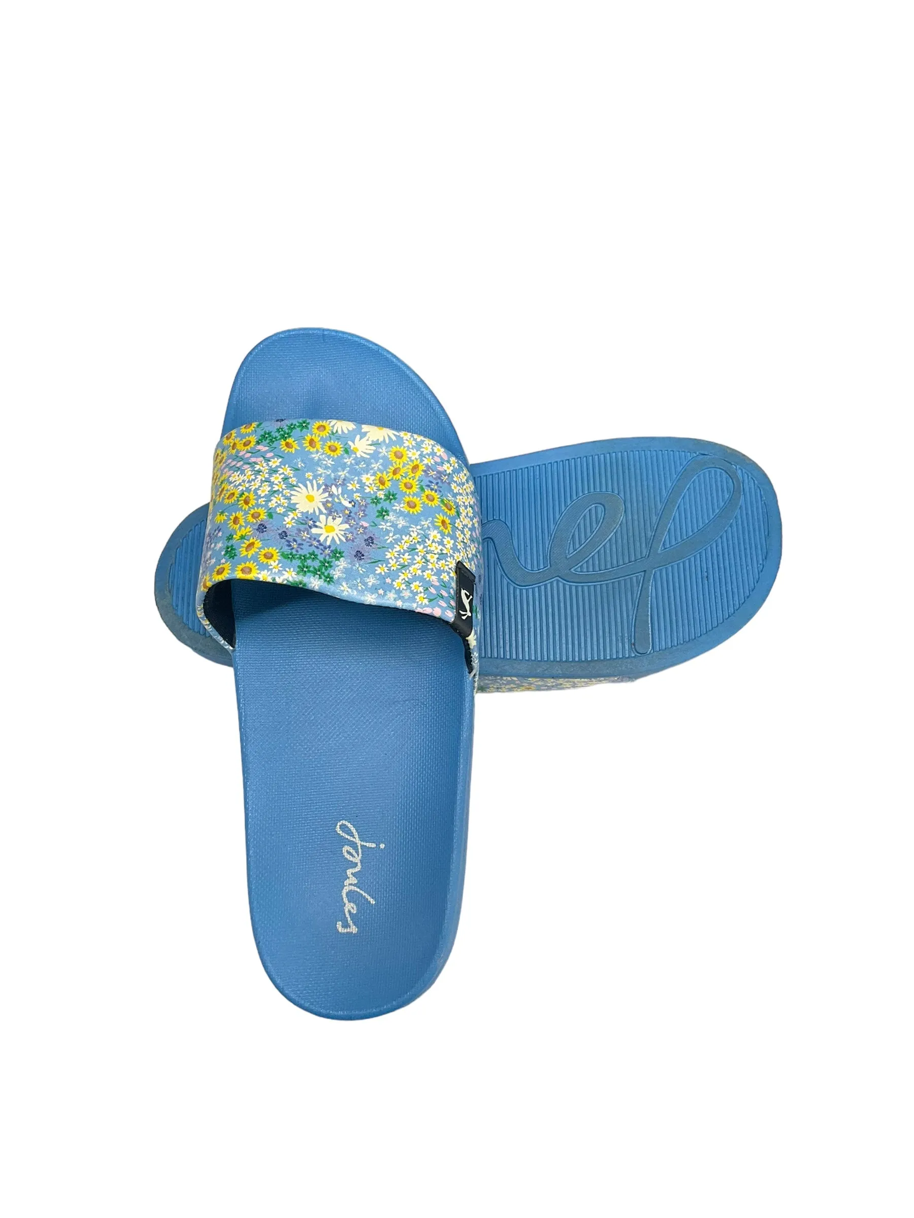 Floral Print Sandals Flats Joules, Size 7