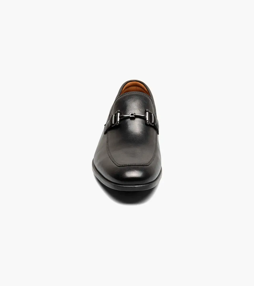 Florsheim Zaffiro Moc Toe Bit Loafer (Wide Width) - Black