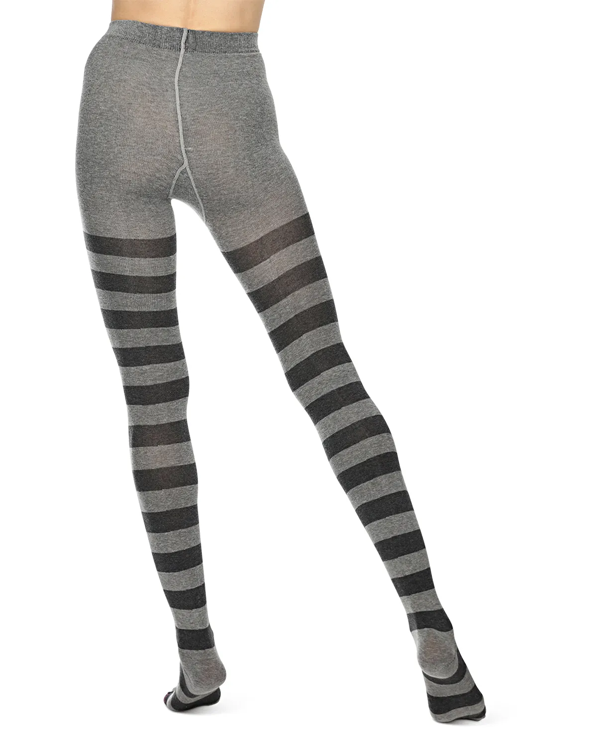 Grand Stripe Cotton Blend Sweater Tights