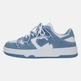 Heart | Blue Sneakers