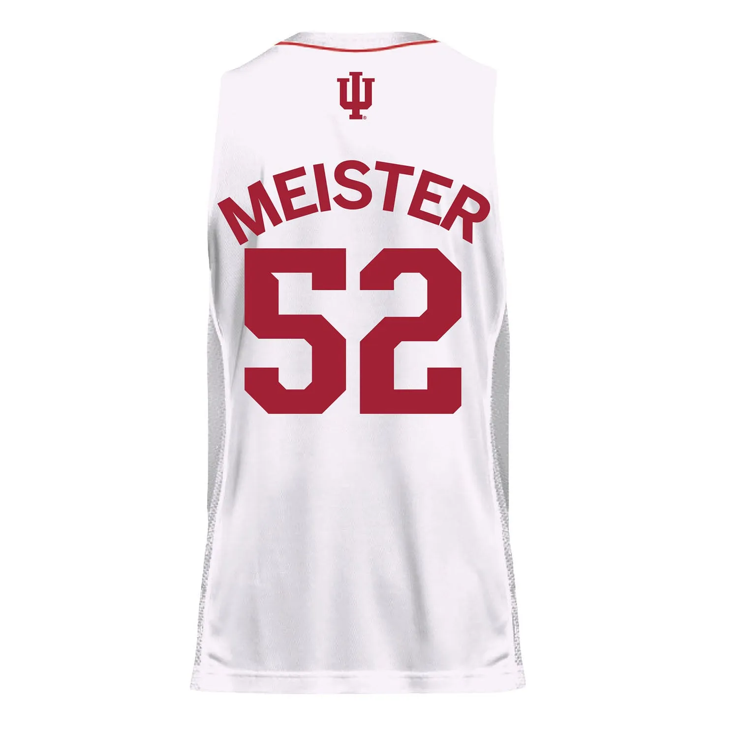 Indiana Hoosiers Adidas White Women's Basketball Student Athlete Jersey #52 Lilly Meister