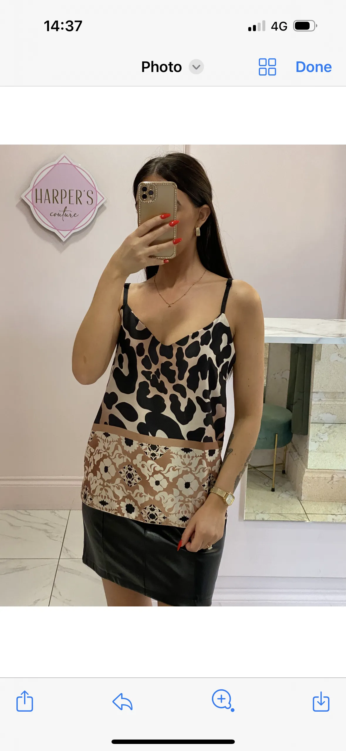 Josephine Leopard Print Cami Top