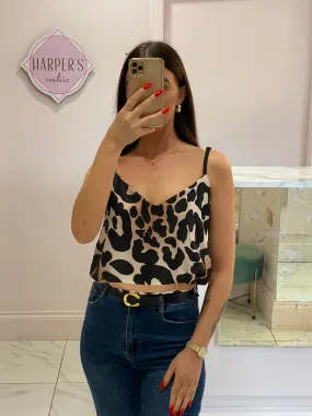 Josephine Leopard Print Cami Top