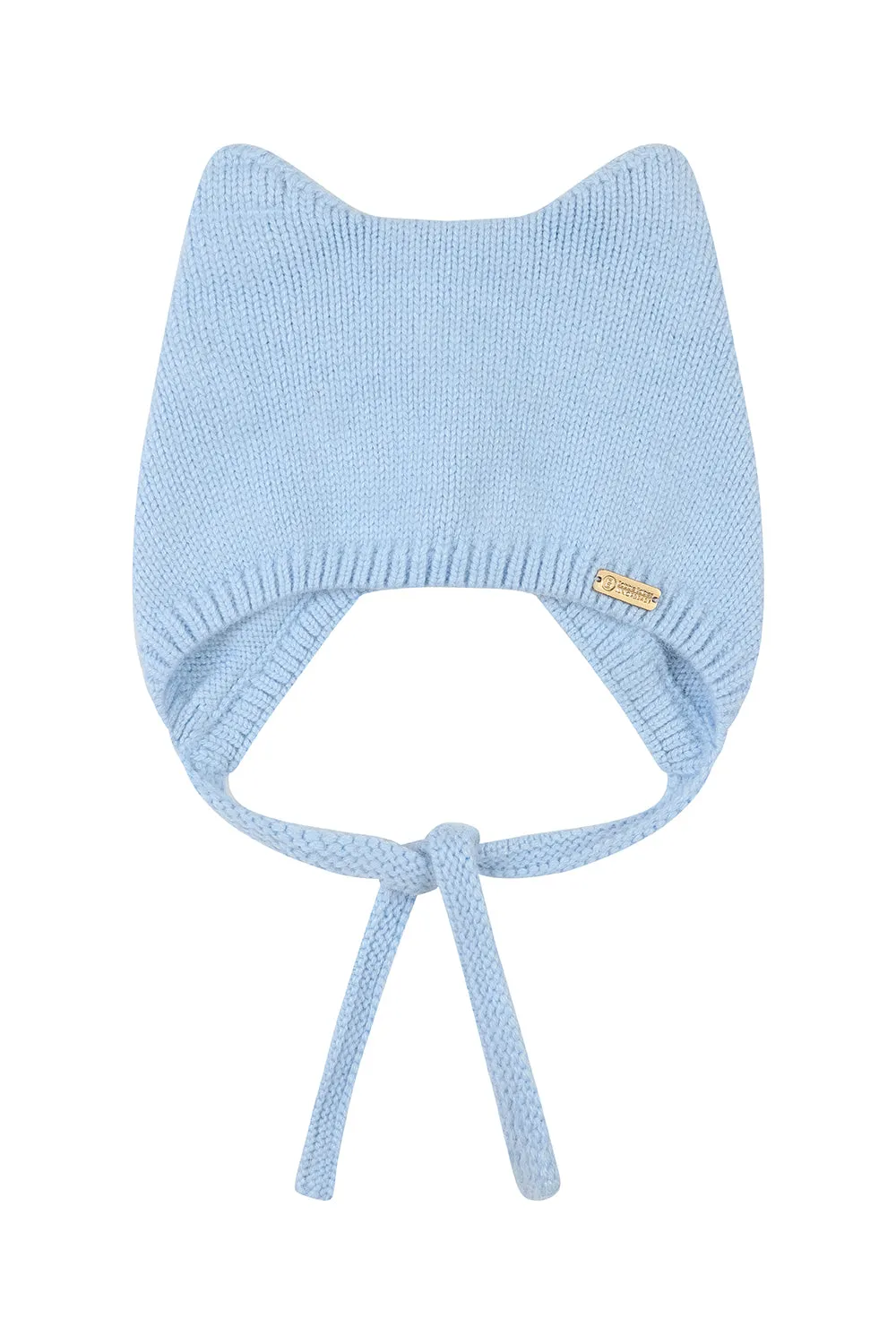 Kitten angora bonnet / Blue