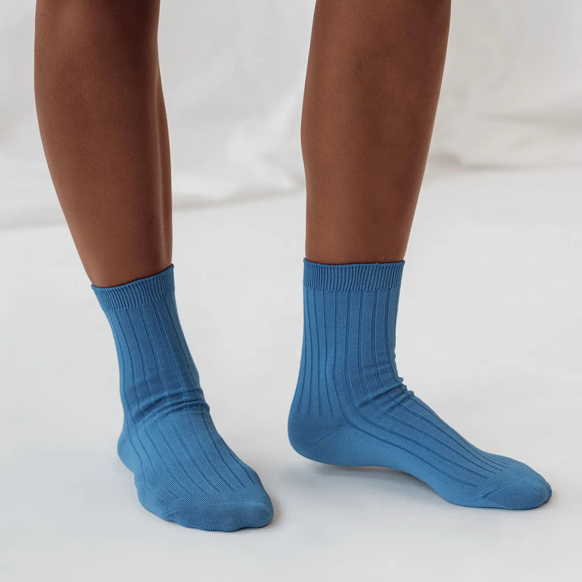 Le Bon Shopper Her Socks Electric Blue