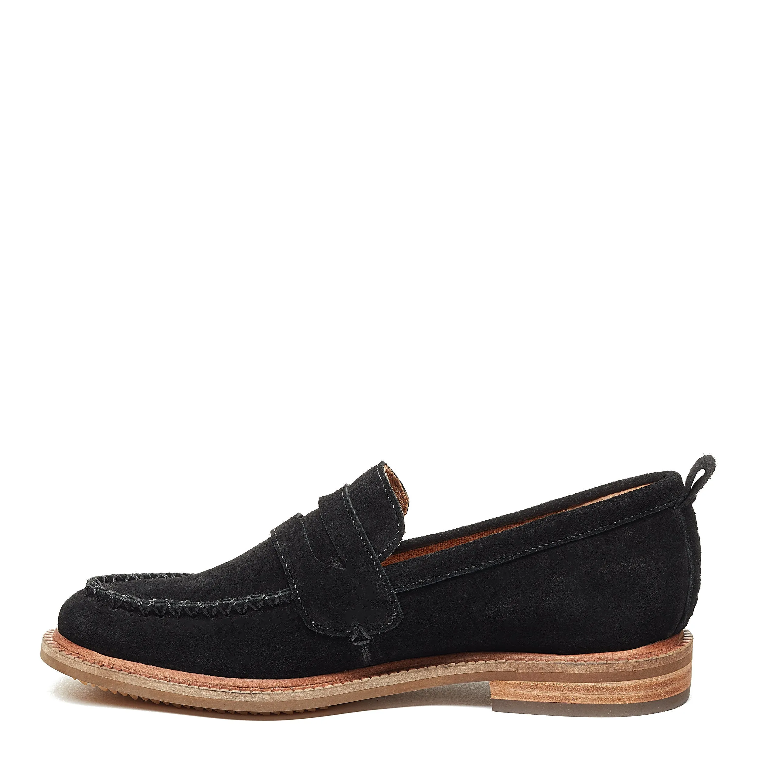 Lens Black Wide Width Loafers