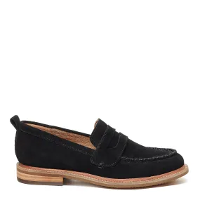 Lens Black Wide Width Loafers