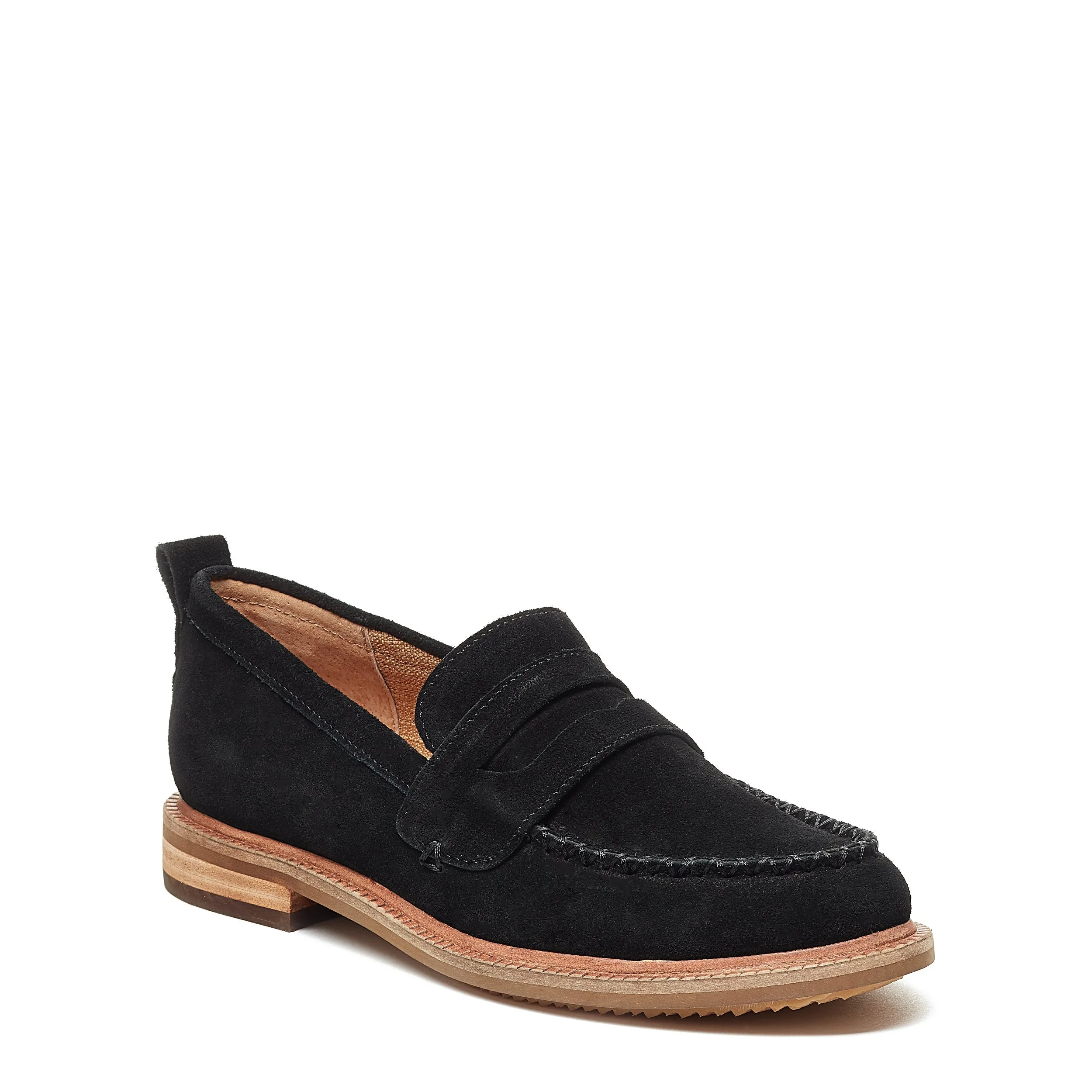 Lens Black Wide Width Loafers