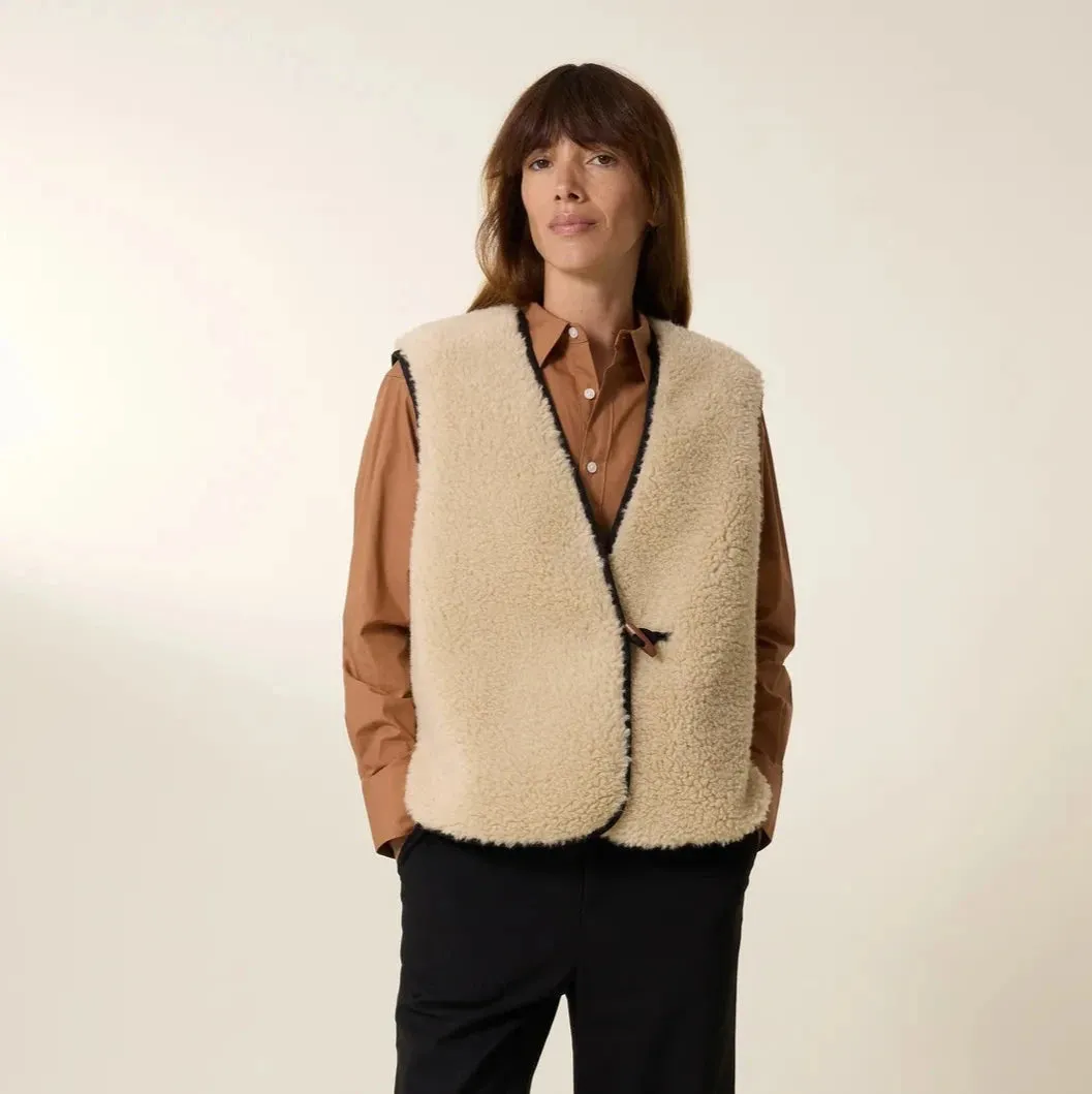 Leon & Harper Vallos Shearling Gilet