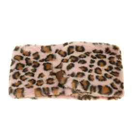 LEOPARD FAUX FUR CC SCARF