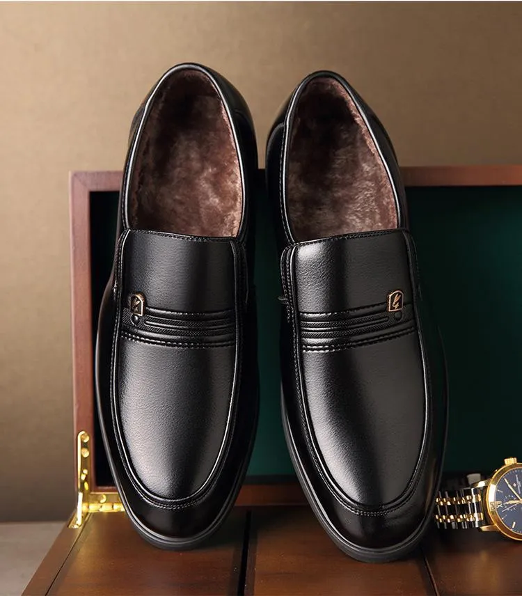 LRT Men's Warm Loafers With Fur