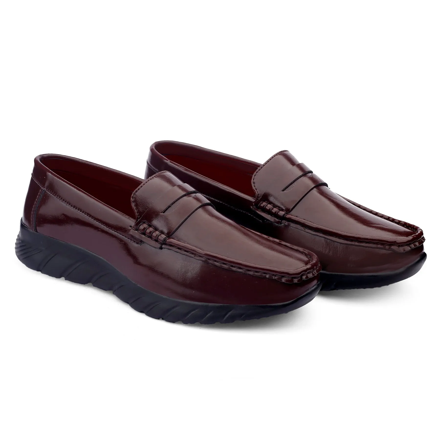 Men's Faux Leather Material Casual Loafers Shoes