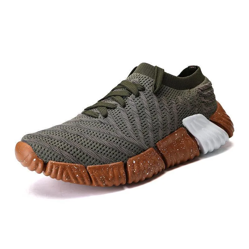 Men's Flying Knit Round-Toe Non-slip Sport Shoes